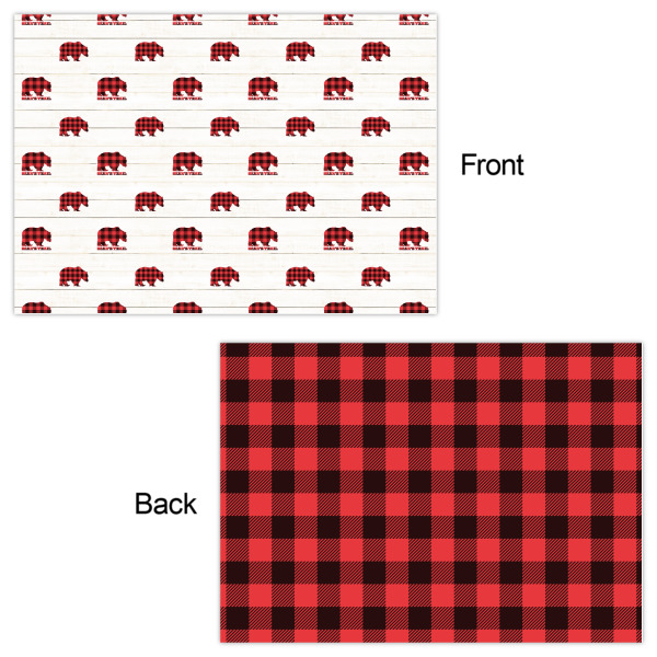 Custom Design - Wrapping Paper Sheet - Double Sided - Front & Back
