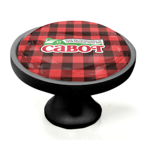 Custom Design - Black Custom Cabinet Knob (Side)