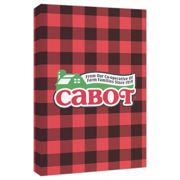 Custom Lumberjack Plaid Canvas Print - 20x30 (Personalized)