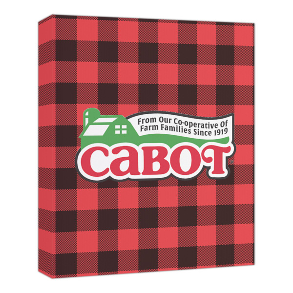 Custom Lumberjack Plaid Canvas Print - 20x24 (Personalized)