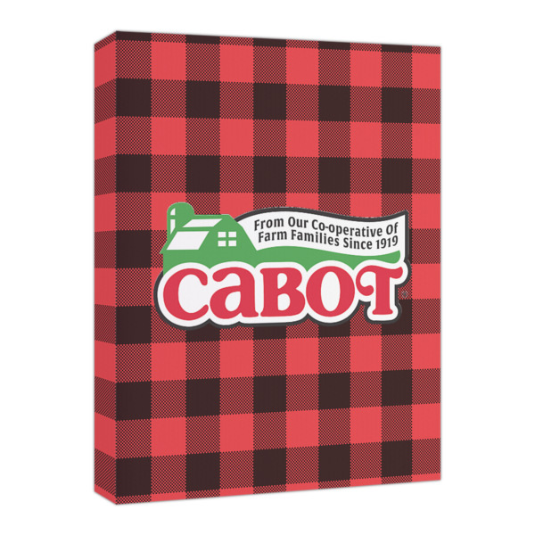 Custom Lumberjack Plaid Canvas Print - 16x20 (Personalized)