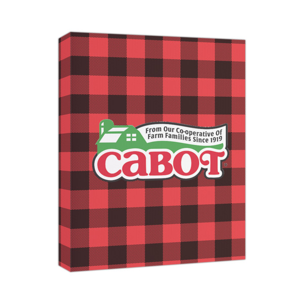 Custom Lumberjack Plaid Canvas Print (Personalized)