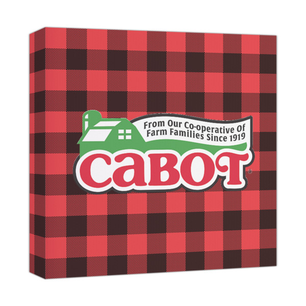 Custom Lumberjack Plaid Canvas Print - 12x12 (Personalized)