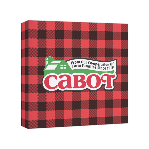 Custom Lumberjack Plaid Canvas Print - 8x8 (Personalized)