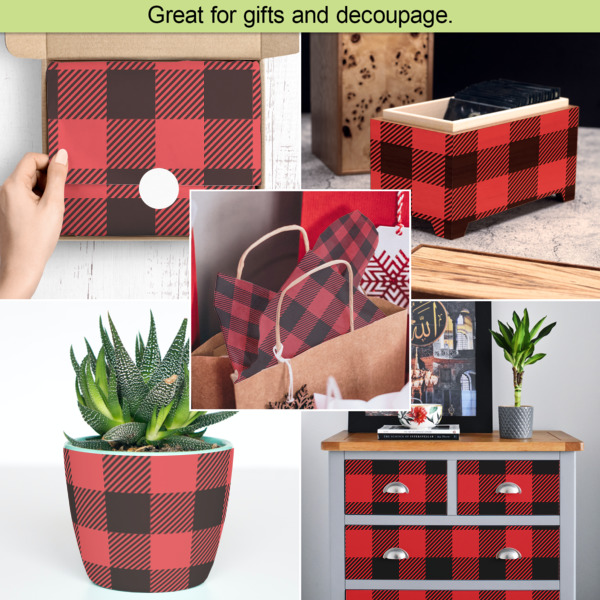 Custom Design - Tissue Paper - In Use Collage