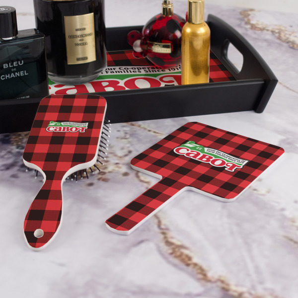 Custom Design - Hair Brush and Hand Mirror - Bathroom Scene