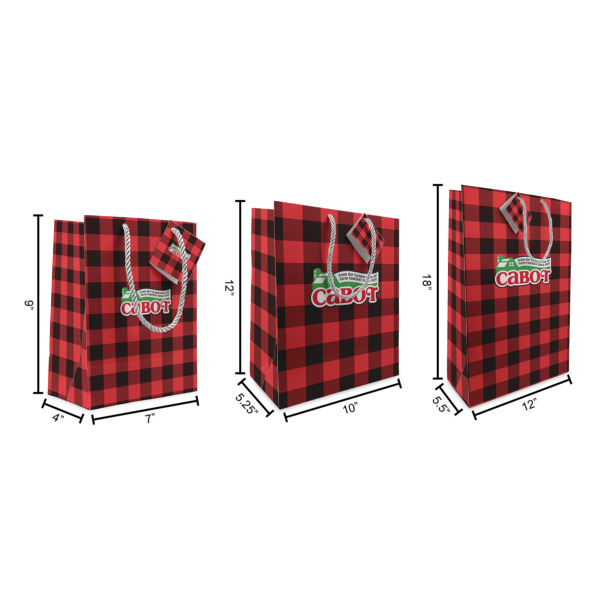 Custom Design - Gift Bags - All Sizes - Dimensions