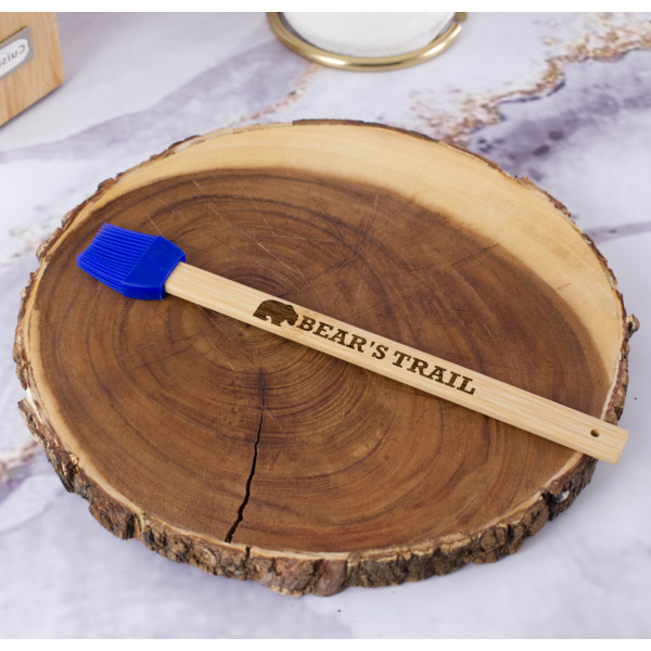 Custom Design - Silicone Brush - Blue - In Context