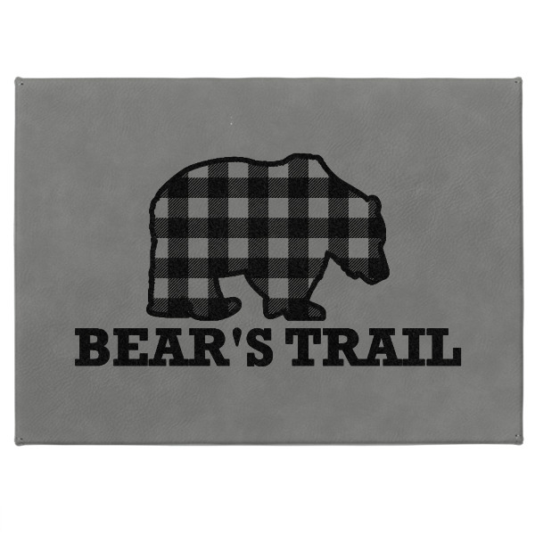 Custom Design - Medium Gift Box with Engraved Leather Lid - Approval