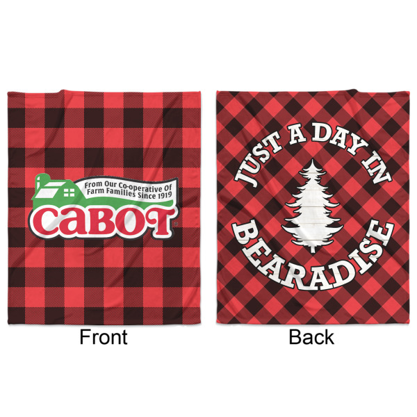 Custom Design - Minky Blanket - 50"x60" - Double Sided - Front & Back