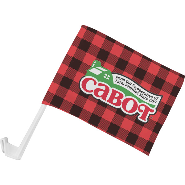 Custom Lumberjack Plaid Car Flag - Small w/ Name or Text