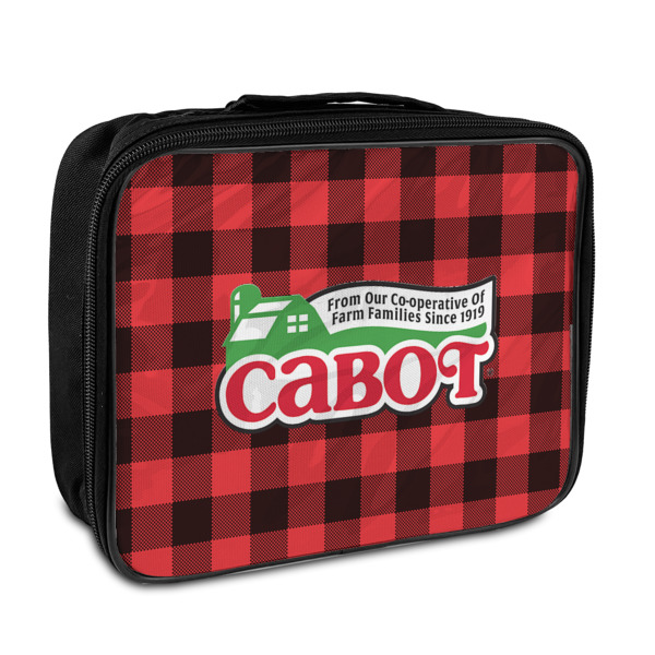 Custom Lumberjack Plaid Insulated Lunch Bag (Personalized)
