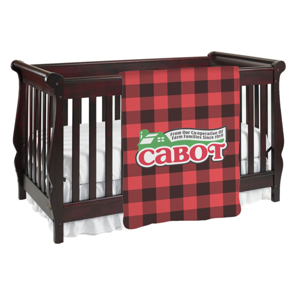 Custom Lumberjack Plaid Baby Blanket (Personalized)