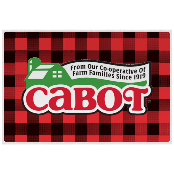 Custom Lumberjack Plaid Laminated Placemat w/ Name or Text