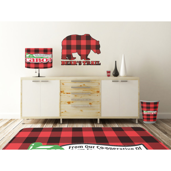 Custom Design - Wall Graphic Decal Wooden Desk