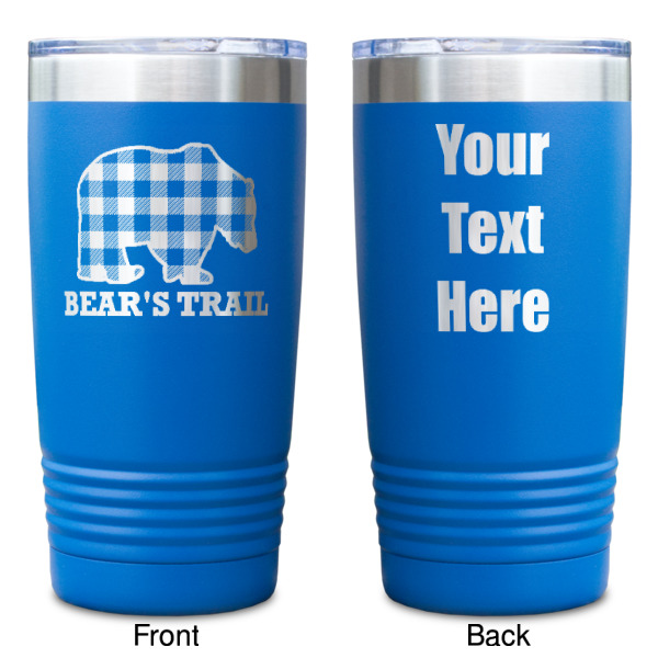 Custom Design - Blue Polar Camel Tumbler - 20oz - Double Sided - Approval