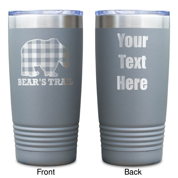 Custom Design - Gray Polar Camel Tumbler - 20oz - Double Sided - Approval