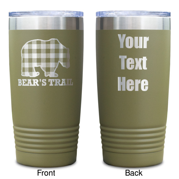Custom Design - Olive Polar Camel Tumbler - 20oz - Double Sided - Approval