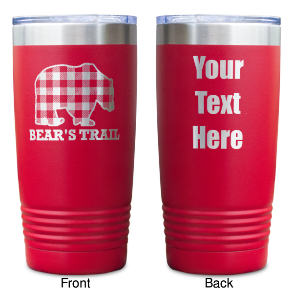 Custom Design - Red Polar Camel Tumbler - 20oz - Double Sided - Approval