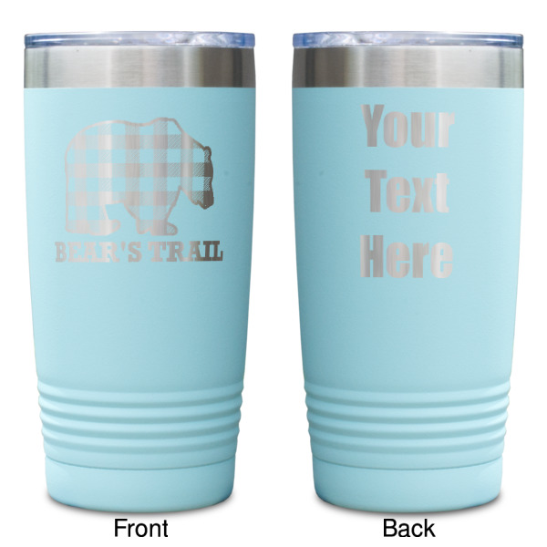 Custom Design - Teal Polar Camel Tumbler - 20oz -Double Sided - Approval
