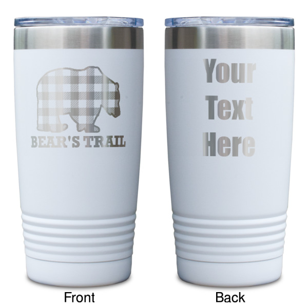 Custom Design - White Polar Camel Tumbler - 20oz - Double Sided - Approval