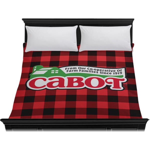 Custom Design - Duvet Cover - King - On Bed - No Prop