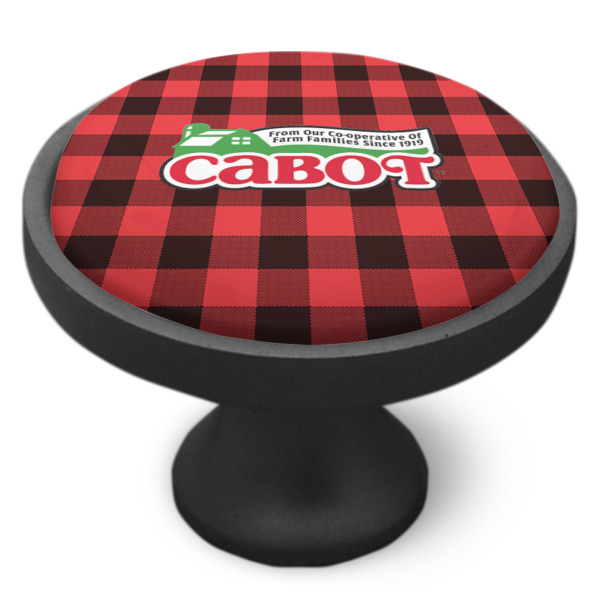 Custom Design - Cabinet Knob - Black - Side