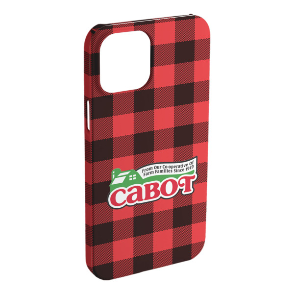 Custom Lumberjack Plaid iPhone Case - Plastic (Personalized)
