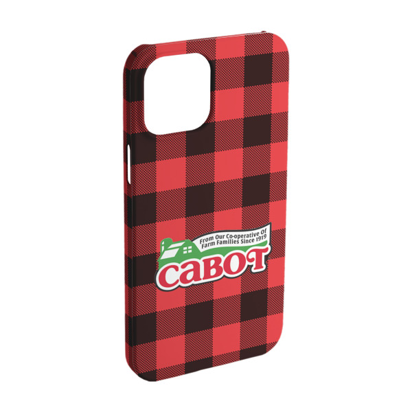 Custom Lumberjack Plaid iPhone Case - Plastic - iPhone 15 Pro (Personalized)