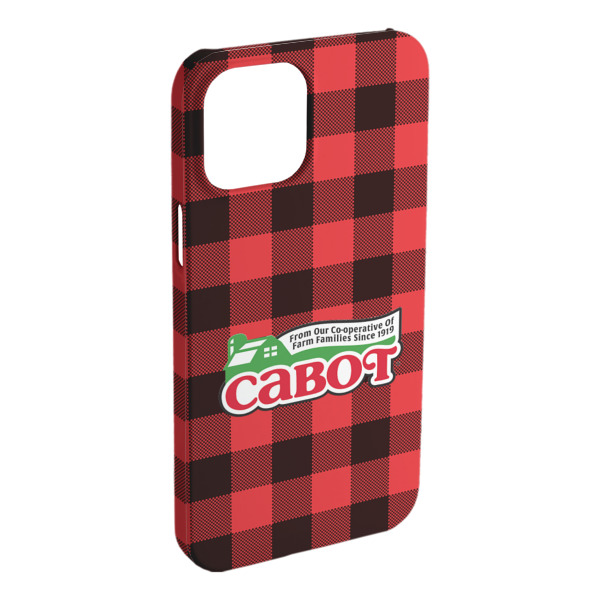 Custom Lumberjack Plaid iPhone Case - Plastic - iPhone 15 Plus (Personalized)