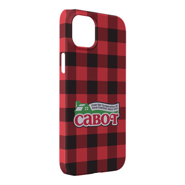 Custom Lumberjack Plaid iPhone Case - Plastic - iPhone 14 Pro Max (Personalized)