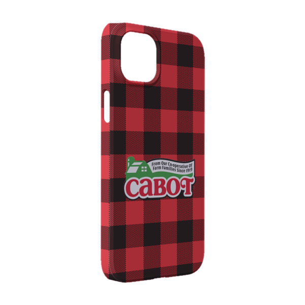 Custom Lumberjack Plaid iPhone Case - Plastic - iPhone 14 (Personalized)