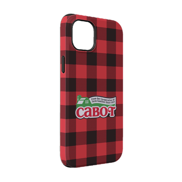 Custom Lumberjack Plaid iPhone Case - Rubber Lined - iPhone 14 (Personalized)