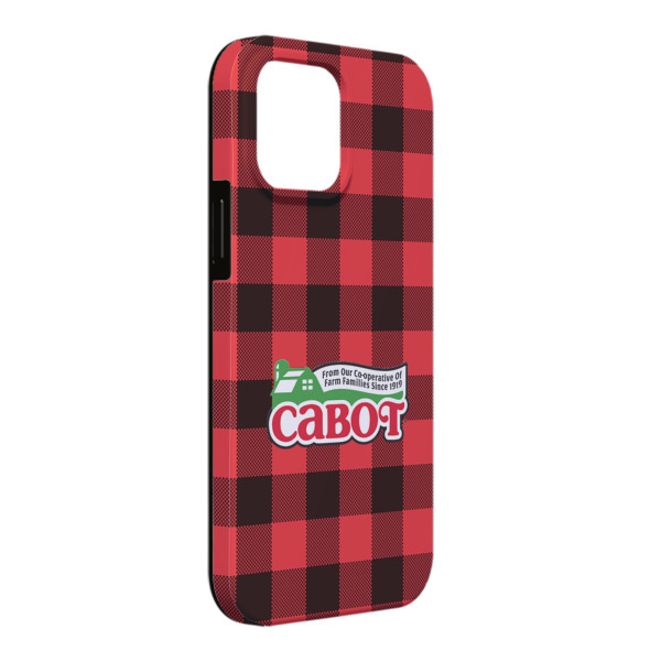 Custom Lumberjack Plaid iPhone Case - Rubber Lined - iPhone 13 Pro Max (Personalized)