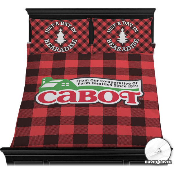 Custom Design - Bedding Set - Queen - Duvet - On Bed