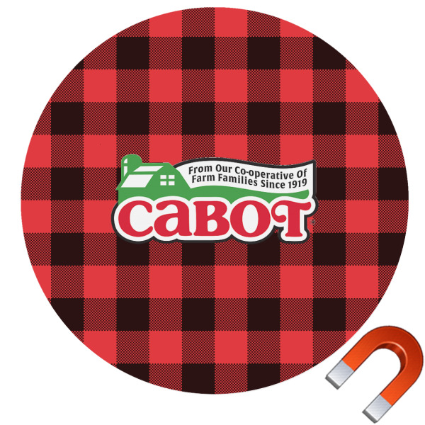 Custom Lumberjack Plaid Car Magnet (Personalized)