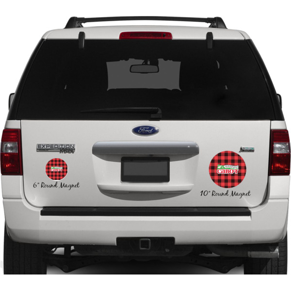 Custom Design - Personalized Car Magnets on Ford Explorer