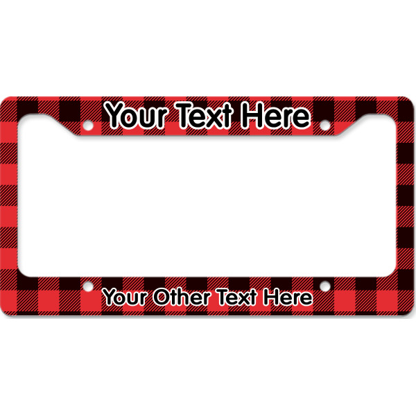 Custom Design - License Plate Frame - Style B
