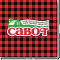 Lumberjack Plaid Cabinet Decal - Medium (Personalized)