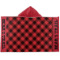 Lumberjack Plaid Kids Hooded Towel (Personalized)