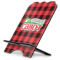 Lumberjack Plaid Stylized Tablet Stand (Personalized)