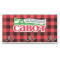 Lumberjack Plaid Wall Mounted Coat Rack (Personalized)