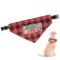 Lumberjack Plaid Dog Bandana - Medium (Personalized)