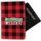 Lumberjack Plaid Passport Holder - Fabric (Personalized)
