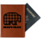 Lumberjack Plaid Passport Holder - Faux Leather (Personalized)