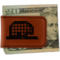 Lumberjack Plaid Leatherette Magnetic Money Clip (Personalized)