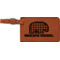 Lumberjack Plaid Leatherette Luggage Tag (Personalized)