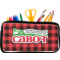 Lumberjack Plaid Neoprene Pencil Case (Personalized)