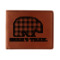 Lumberjack Plaid Leatherette Bifold Wallet (Personalized)