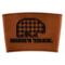 Lumberjack Plaid Leatherette Cup Sleeve (Personalized)